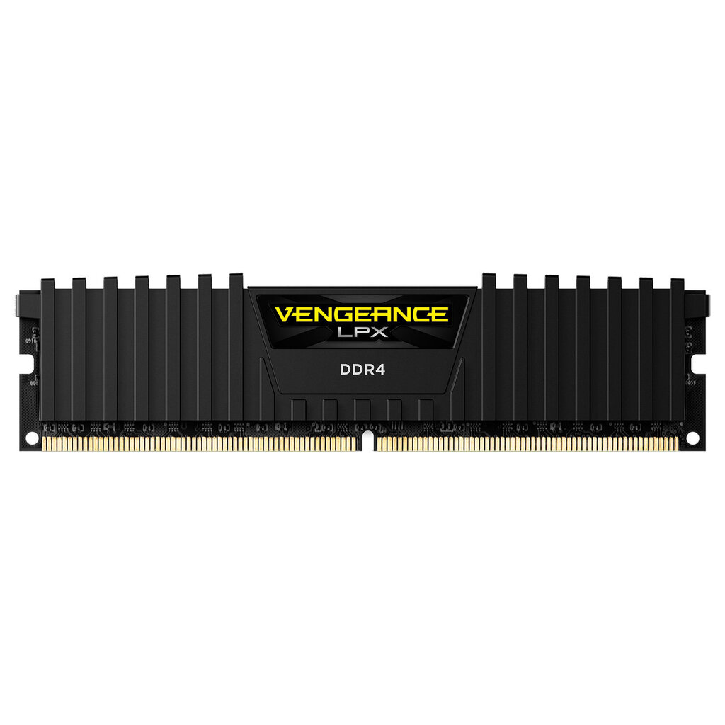 CORSAIR DDR4 2400MHz 4GB 1x 288 DIMM Unbuffered 14-16-16-31 Vengeance LPX Black Heat spreader 1.20V hind ja info | Operatiivmälu | hansapost.ee