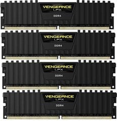 Corsair Vengeance LPX 4x8GB 2666MHz DDR4 CL16 (CMK32GX4M4A2666C16) цена и информация | Объём памяти (RAM) | hansapost.ee