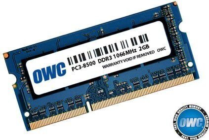 OWC SO-DIMM DDR3 8GB 1600MHz CL11 Low Voltage Apple Qualified (OWC1600DDR3S8GB) hind ja info | Operatiivmälu | hansapost.ee