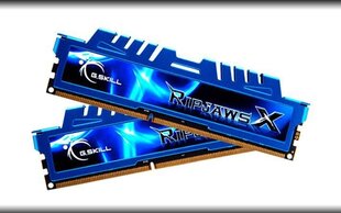 G.Skill DDR3 16 ГБ (8 ГБ x 2) 2133, CL10 RipjawsX Dual (F3-2133C10D-16GXM) цена и информация | Объём памяти (RAM) | hansapost.ee