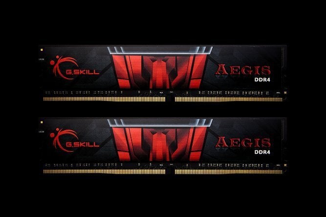 G.Skill Aegis DDR4, 2x8GB, 2800MHz, CL17 (F4-2800C17D-16GIS) цена и информация | Operatiivmälu | hansapost.ee