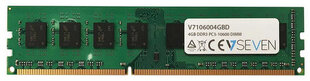 V7 DDR3 4GB, 1333MHz, CL9 (V7106004GBD) hind ja info | Operatiivmälu | hansapost.ee
