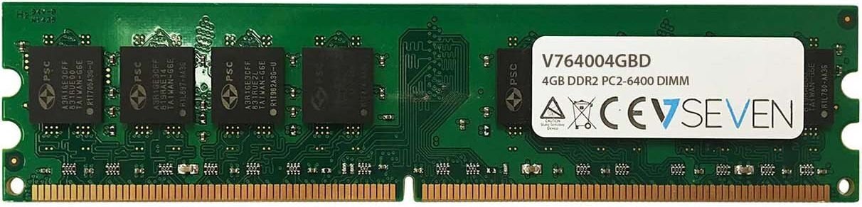 V7 DDR2 4GB, 800MHz, CL5 (V764004GBD) hind ja info | Operatiivmälu | hansapost.ee