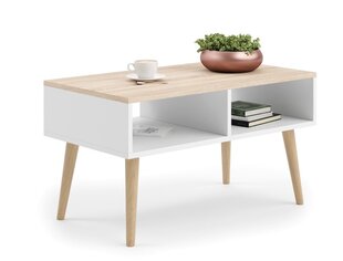 Diivanilaud ADRK Furniture Sana, valge цена и информация | Журнальные столики | hansapost.ee