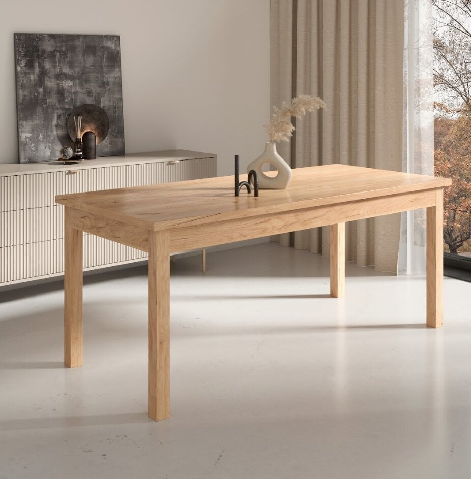 Köögimööbli komplekt ADRK Furniture 80 Rodos, hall/pruun цена и информация | Söögilauakomplektid | hansapost.ee