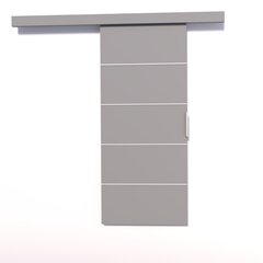 Раздвижные двери для ниш ADRK Furniture Biella 86, серый цена и информация | Шкафы | hansapost.ee