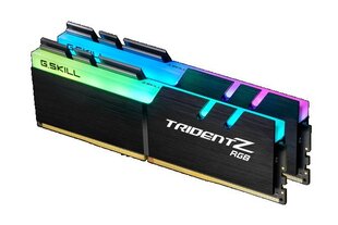 G.Skill Trident Z RGB DDR4, 2x8GB, 3200MHz, CL16 (F4-3200C16D-16GTZR) цена и информация | Объём памяти | hansapost.ee
