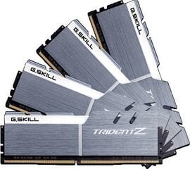 G.Skill TridentZ DDR4 4x16Гб, 3200МГц, CL14 (F4-3200C14Q-64GTZSW) цена и информация | Объём памяти (RAM) | hansapost.ee