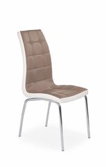 Комплект из 4 стульев Halmar K 186, коричневый/белый цена и информация | Стулья для кухни и столовой | hansapost.ee