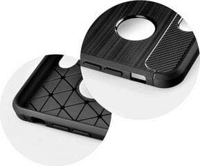 Чехол Carbon, для iPhone XS Max, черный цена и информация | Чехлы для телефонов | hansapost.ee