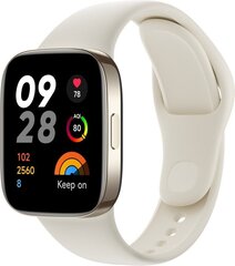 Xiaomi Redmi Watch 3 BHR6854GL, цвет слоновой кости цена и информация | Смарт-часы (smartwatch) | hansapost.ee
