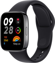 Xiaomi Redmi Watch 3 Black hind ja info | Nutikellad, laste nutikellad | hansapost.ee