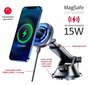 Swissten Magnetic Car Holder with Wireless Charger 15W (MagSafe compatible) hind ja info | Telefonihoidjad | hansapost.ee