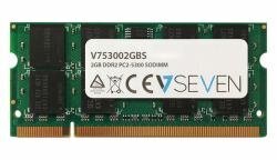 V7 DDR2 SODIMM 2GB 667MHz CL5 (V753002GBS) hind ja info | Operatiivmälu | hansapost.ee