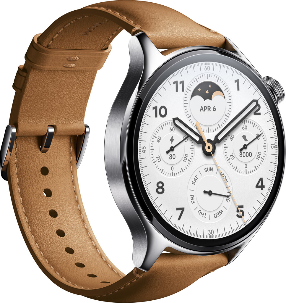 Xiaomi Watch S1 Pro Silver/Brown цена и информация | Nutikellad, laste nutikellad | hansapost.ee