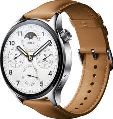 Xiaomi Watch S1 Pro Silver/Brown hind ja info | Nutikellad, laste nutikellad | hansapost.ee