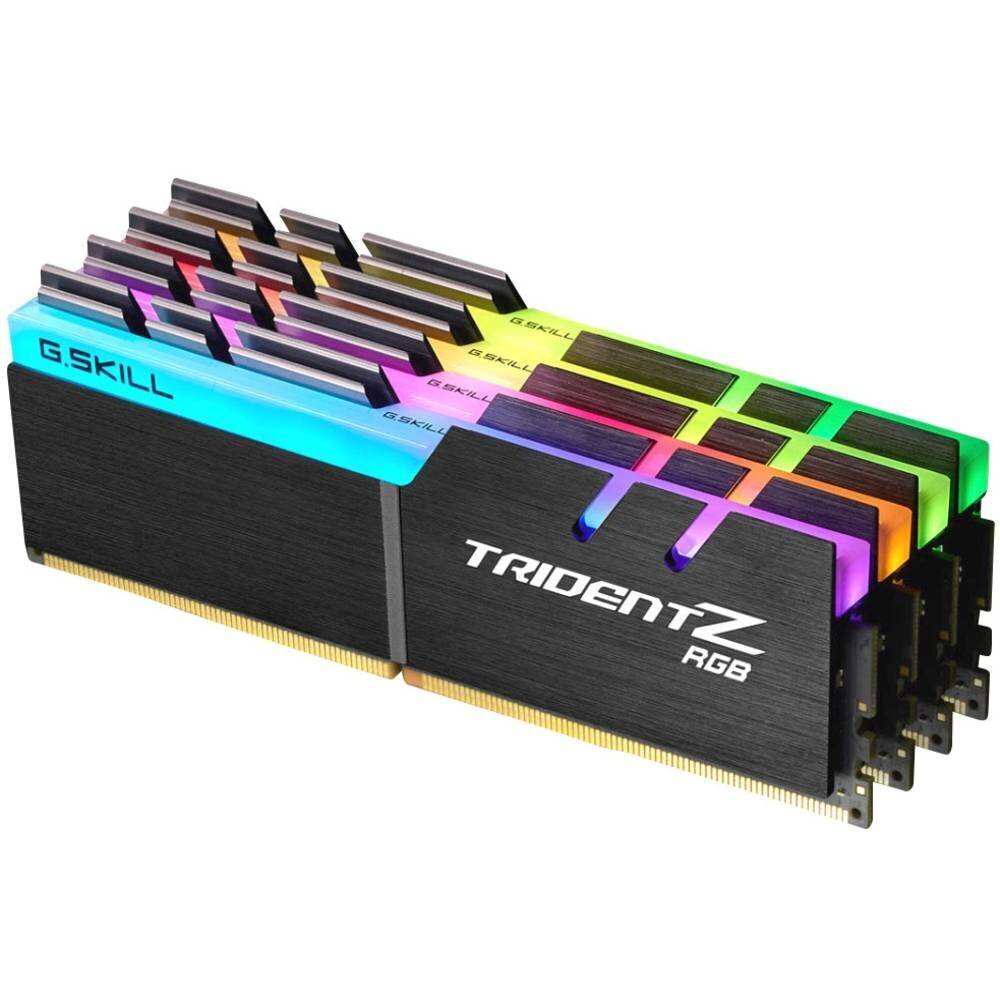 G.Skill Trident Z RGB DDR4, 4x16GB, 3600MHz, CL17 (F4-3600C17Q-64GTZR) цена и информация | Operatiivmälu | hansapost.ee