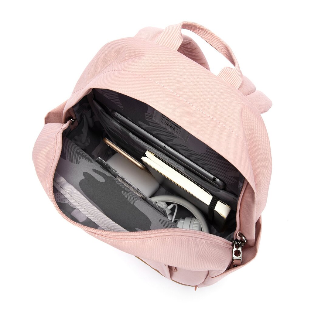 Vargusvastane urban seljakott Pacsafe Go 15L, Pink hind ja info | Spordikotid ja seljakotid | hansapost.ee