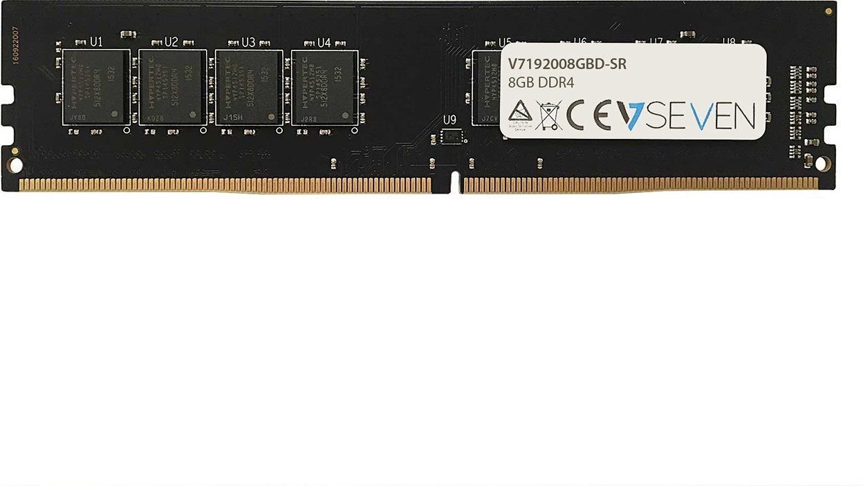 V7 DDR4 8GB, 2400MHz, CL17 (V7192008GBD-SR) hind ja info | Operatiivmälu | hansapost.ee