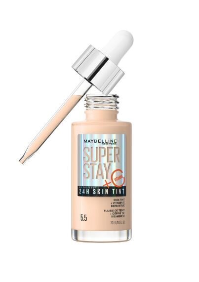 Jumestuskreem Maybelline Super Stay 24h Skin Tint, 5,5, 30 ml цена и информация | Jumestuskreemid ja puudrid | hansapost.ee