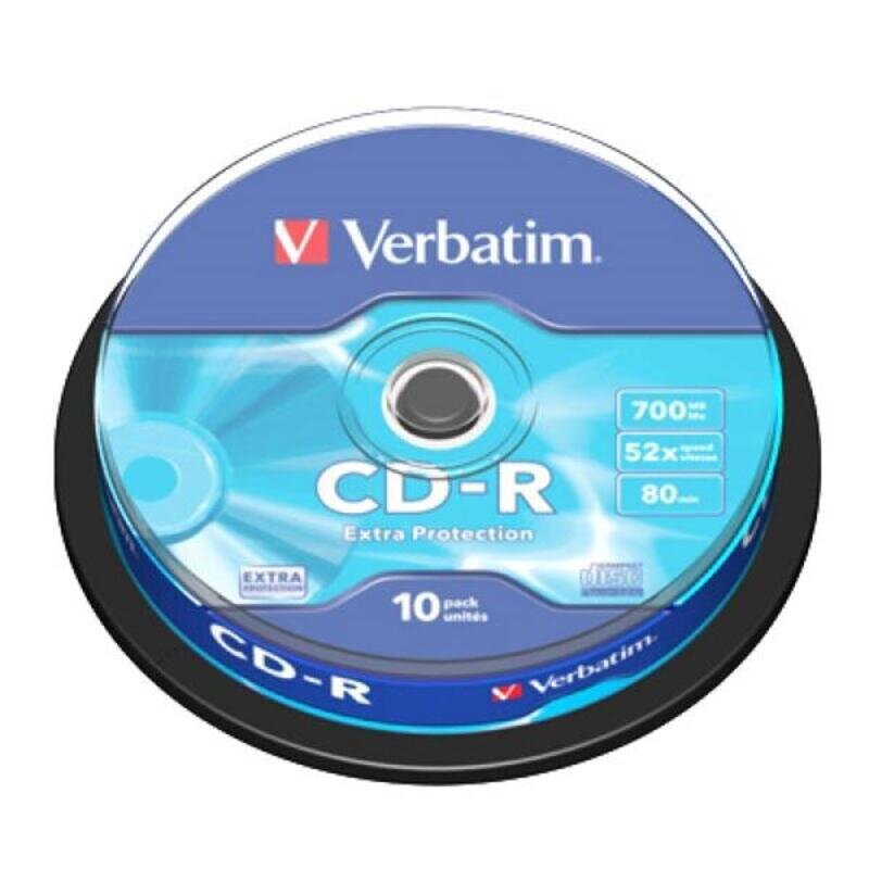 CD-R Verbatim 43437 52x hind ja info | Vinüülplaadid, CD, DVD | hansapost.ee