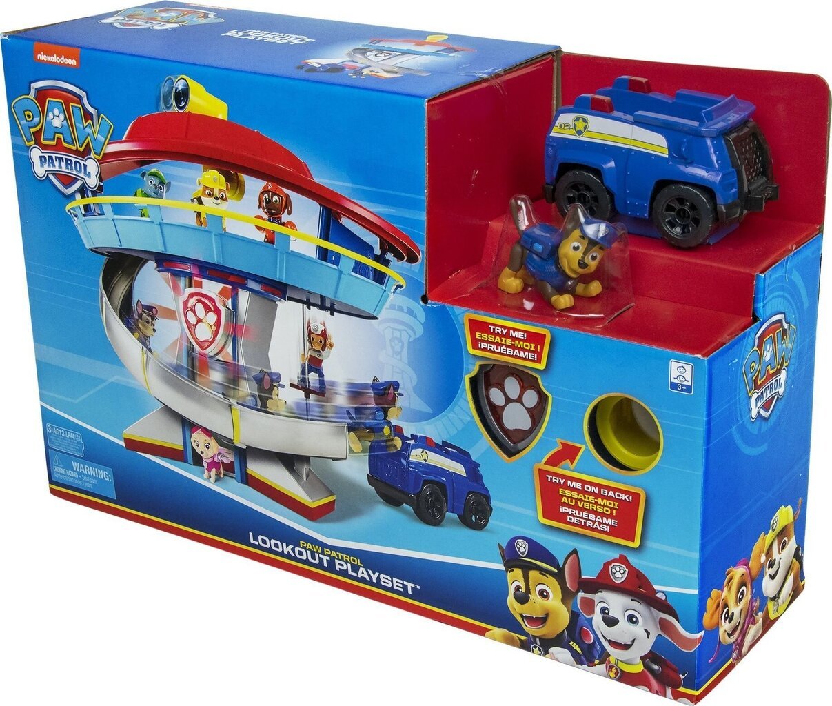 Spin Master Paw Patrol Headquarters Chase figuur ja politseisõiduk цена и информация | Mänguasjad poistele | hansapost.ee