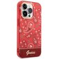 Guess GUHCP14XHGBNHR iPhone 14 Pro Max 6,7" czerwony|red hardcase Bandana Paisley цена и информация | Telefonide kaitsekaaned ja -ümbrised | hansapost.ee