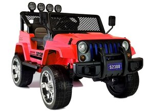 Laste elektriauto Jeep S2388, punane, 3 a.+ цена и информация | Электромобили для детей | hansapost.ee