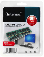 Operatiivmälu Intenso Desktop Pro Duo 2x4GB DDR4 hind ja info | Intenso Arvuti komponendid | hansapost.ee