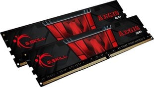 Оперативная память G.Skill Aegis DDR4, 2x16GB, 3000MHz, CL16 (F4-3000C16D-32GISB) цена и информация | Объём памяти | hansapost.ee