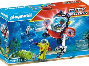 Playset Playmobil City Action Environment Mission Allveelaev 70142 (58 pcs) цена и информация | Конструкторы и кубики | hansapost.ee