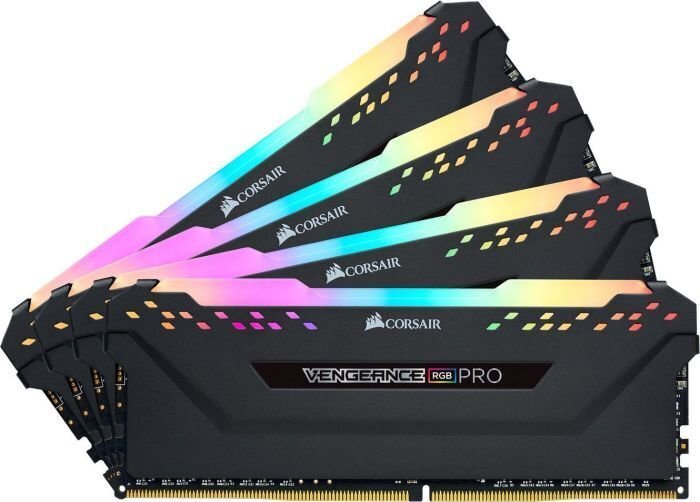 Corsair Vengeance RGB Pro DDR4, 4x8GB, 2666MHz, CL16 (CMW32GX4M4A2666C16) цена и информация | Operatiivmälu | hansapost.ee