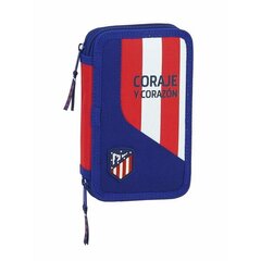 Kahekordne Pliiatsikarp Atlético Madrid Sinine Punane Valge (28 pcs) hind ja info | Pinalid | hansapost.ee