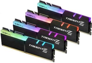 G.Skill TridentZ RGB для AMD, DDR4 4x8Гб, 3200МГц, CL16 (F4-3200C16Q-32GTZRX) цена и информация | Объём памяти | hansapost.ee