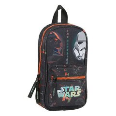 Пенал-рюкзак Star Wars The Dark Side Чёрный Оранжевый (33 Предметы) цена и информация | Пеналы | hansapost.ee
