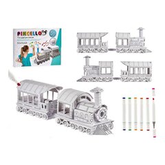 Ремесленный комплект Поезд бумага 3D (124 x 44 x 30 cm) цена и информация | Развивающие игрушки для детей | hansapost.ee