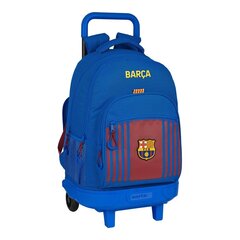 Школьный рюкзак с колесиками F.C. Barcelona M918 Тёмно Бордовый Тёмно Синий (33 x 45 x 22 cm) (33 x 45 x 22 cn) цена и информация | Школьные рюкзаки, спортивные сумки | hansapost.ee