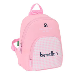 Детский рюкзак Benetton Vichy Mini, розовый, 25 x 30 x 13 cм цена и информация | Школьные рюкзаки, спортивные сумки | hansapost.ee