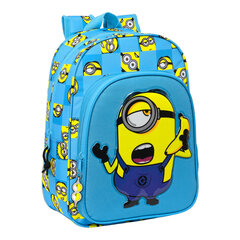 Kooliseljakott Minions Minionstatic Sinine (26 x 34 x 11 cm) price and information | School bags and backpacks | hansapost.ee