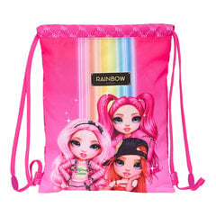 Детский рюкзак-мешок Rainbow High Фуксия (26 x 34 x 1 cm) цена и информация | Школьные рюкзаки, спортивные сумки | hansapost.ee