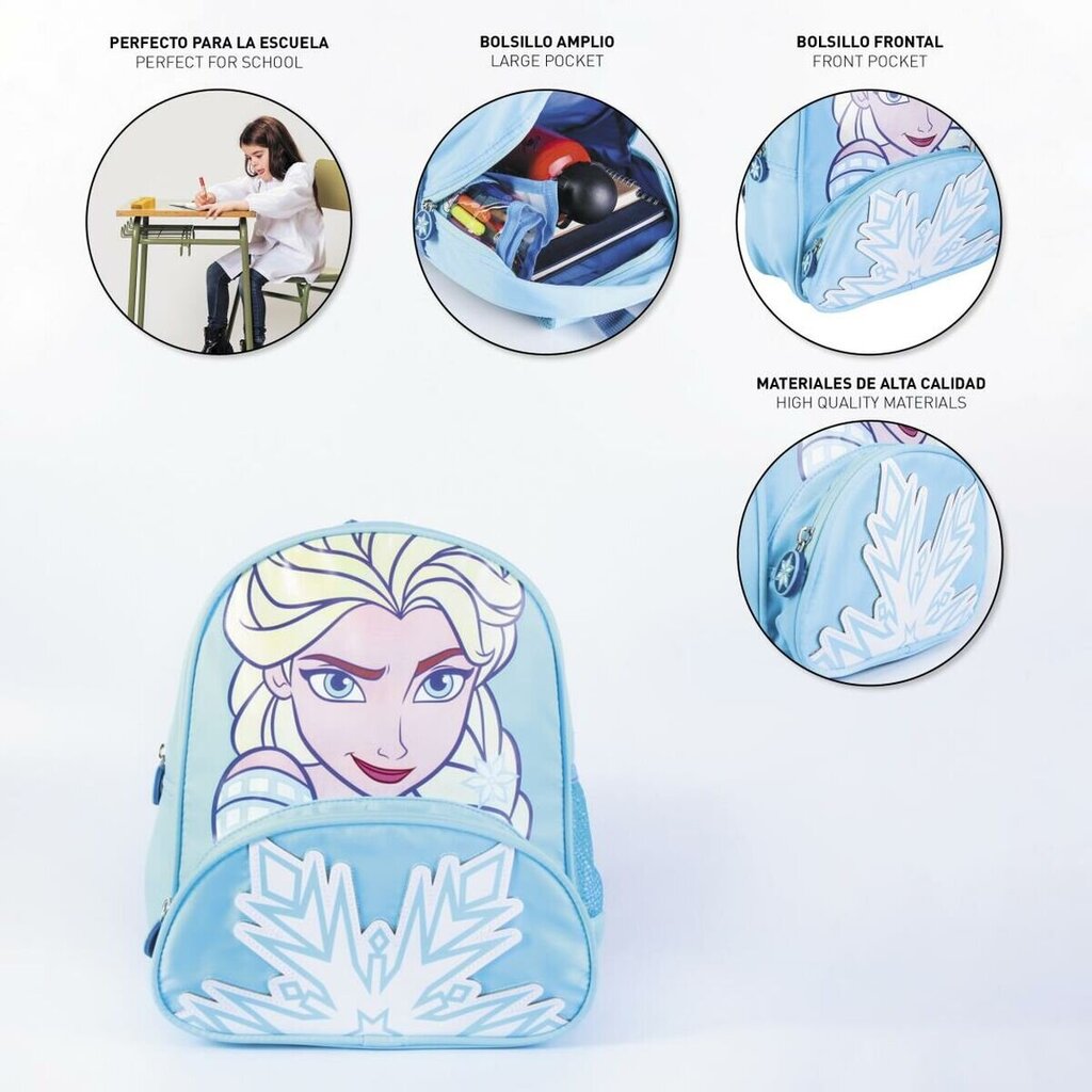 Kooliseljakott Frozen Sinine (10 x 15,5 x 30 cm) hind ja info | Koolikotid ja seljakotid | hansapost.ee