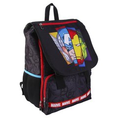Школьный рюкзак The Avengers, чёрный, 28.5 x 15 x 41 см цена и информация | Школьные рюкзаки, спортивные сумки | hansapost.ee