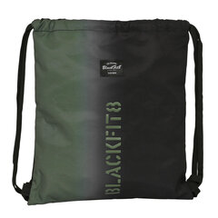 Paeltega kingikott BlackFit8 Gradient Must Militaarroheline (35 x 40 x 1 cm) hind ja info | Koolikotid ja seljakotid | hansapost.ee