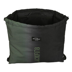 Сумка-рюкзак на веревках BlackFit8 Gradient, чёрная, 35 x 40 x 1 см цена и информация | Blackfit8 Товары для школы | hansapost.ee