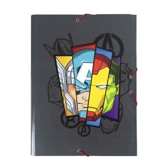 Kaust The Avengers A4 Must (24 x 34 x 4 cm) hind ja info | Kirjatarvikud | hansapost.ee
