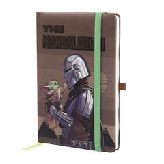 Записная книжка The Mandalorian Brown A5 цена и информация | The Mandalorian Товары для детей и младенцев | hansapost.ee