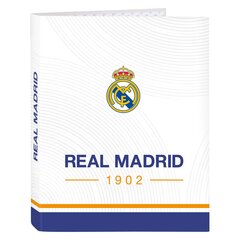 Rõngaskiirköitja Real Madrid C.F. Sinine Valge A4 (26.5 x 33 x 4 cm) цена и информация | Канцелярские товары | hansapost.ee