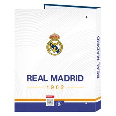 Rõngaskiirköitja Real Madrid C.F. Sinine Valge A4 (26.5 x 33 x 4 cm) цена и информация | Канцелярские товары | hansapost.ee