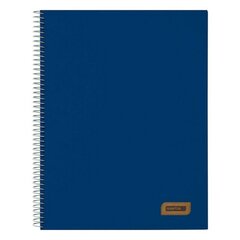 Записная книга на пружине Safta 542035064 Тёмно Синий A4 цена и информация | Канцелярские товары | hansapost.ee