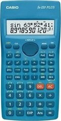 CASIO SCIENTIFIC KALKULAATOR FX-220PLUS-2 SININE, 12-KOGRILINE EKRAAN hind ja info | Casio Lastekaubad ja beebikaubad | hansapost.ee